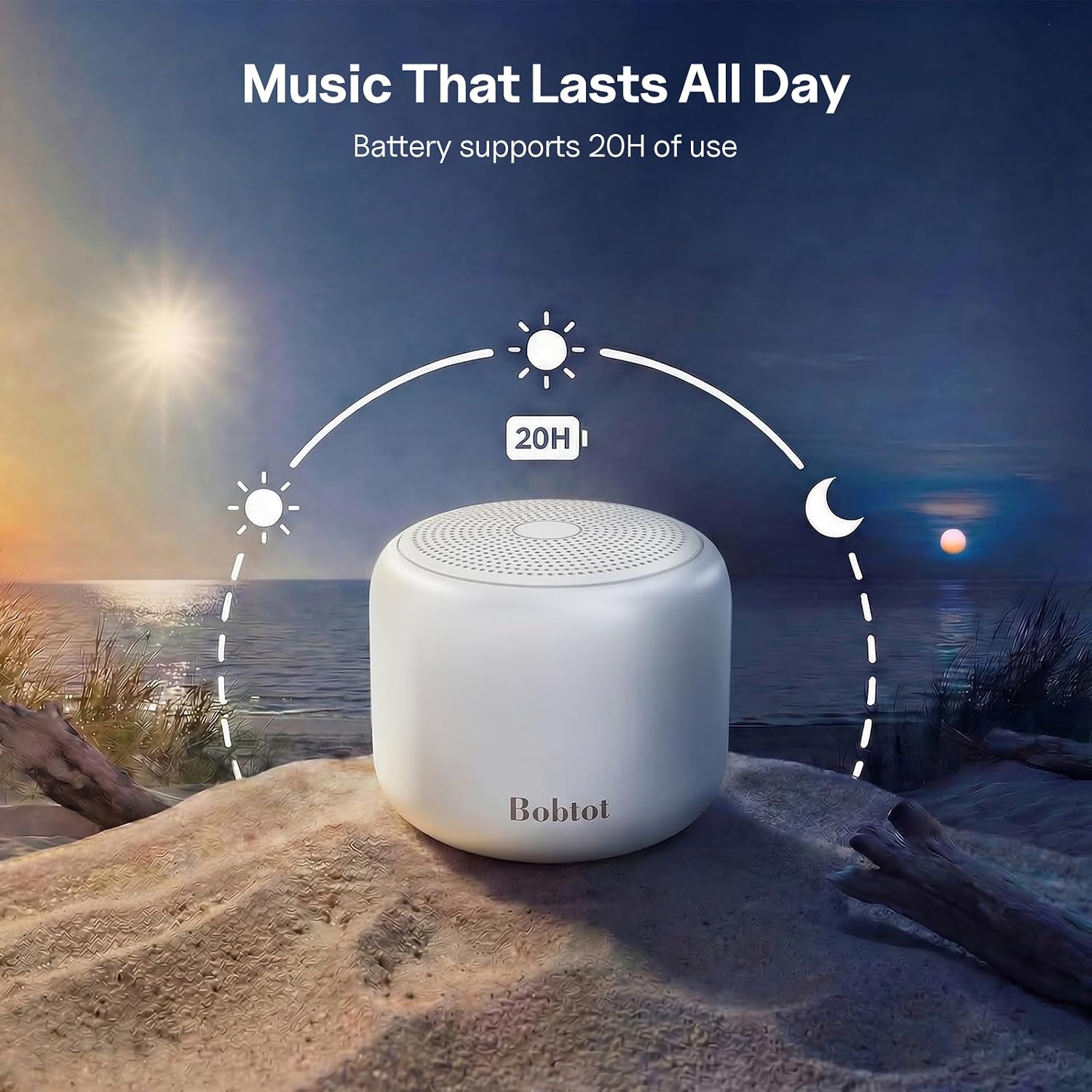 Thumbnail 4 de Bobtot Portable Bluetooth Speaker with Strap