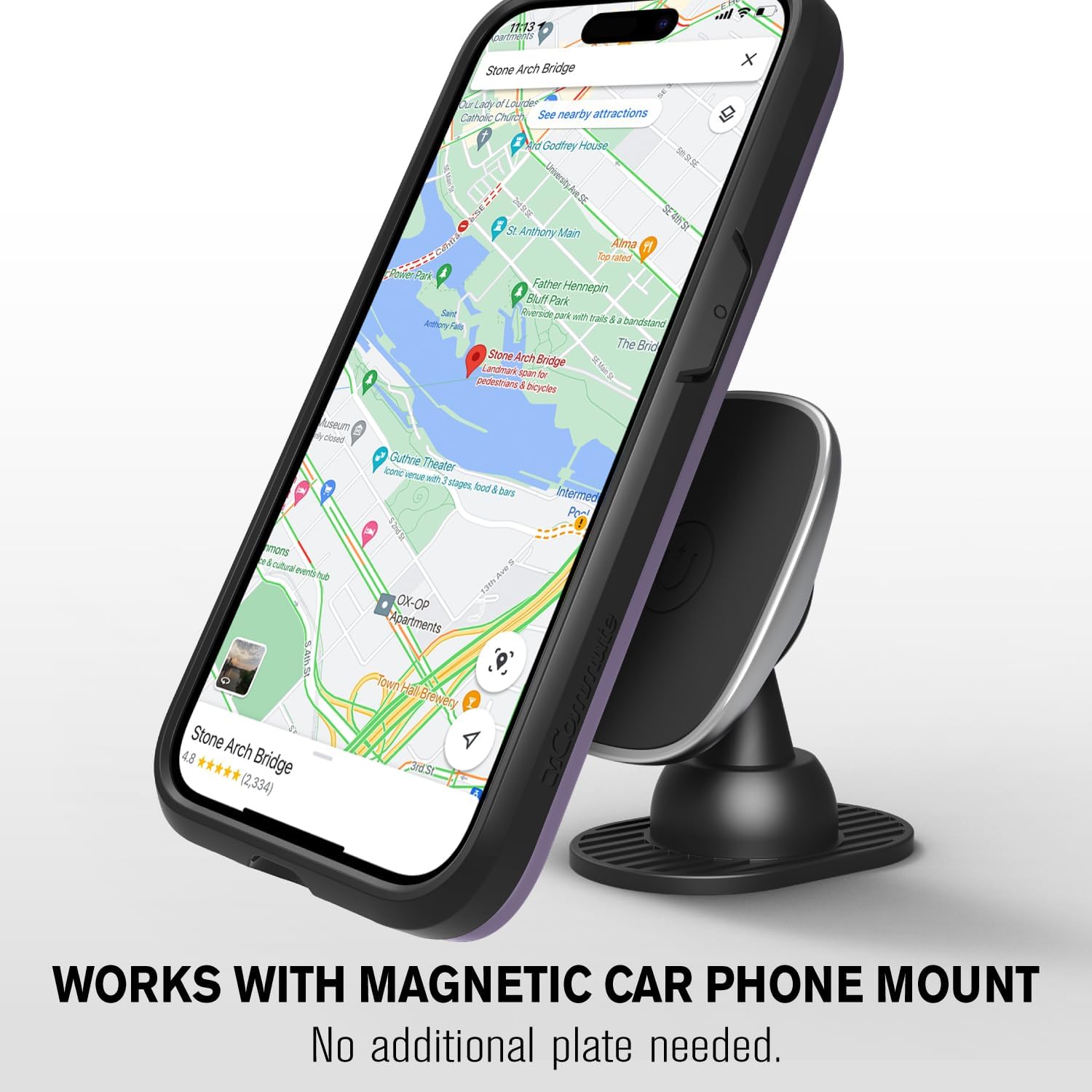 Thumbnail 6 de VENA vCommute VN2300VH Wallet Case for iPhone 15 Pro, Purple