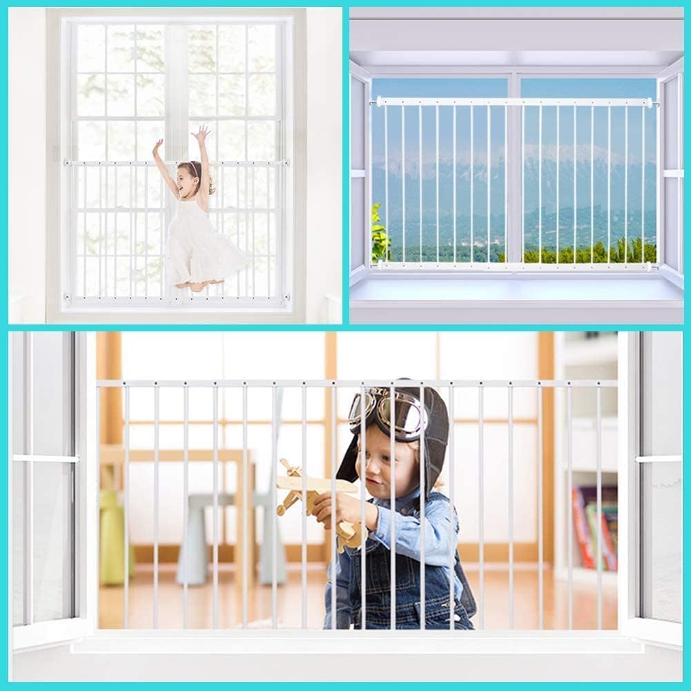 Thumbnail 6 de WAOWAO 36.22–61.41-Inch Window Guards, 2-Piece Adjustable Pressure Fit