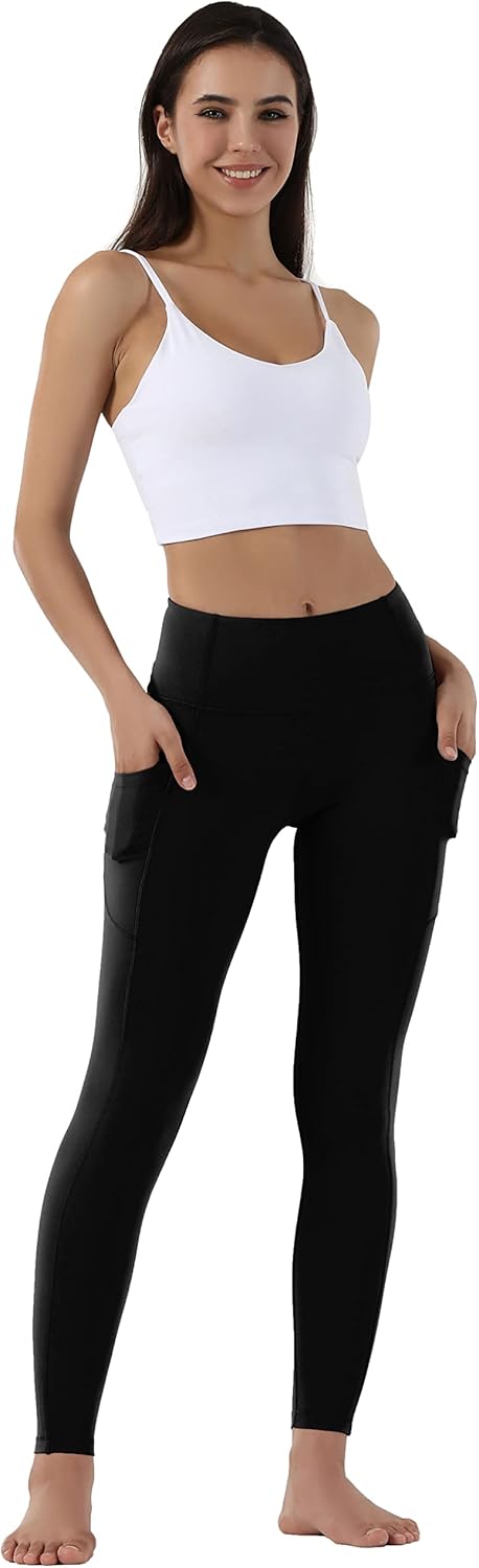 Thumbnail 1 de OVRUNS High-Waist Yoga Leggings for Women with Pocket – Tummy Control Gym Fitness Pants