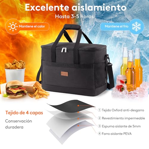 Thumbnail 4 de Lifewit Nevera Portátil 30L: bolsa isotérmica plegable para playa, camping y trabajo