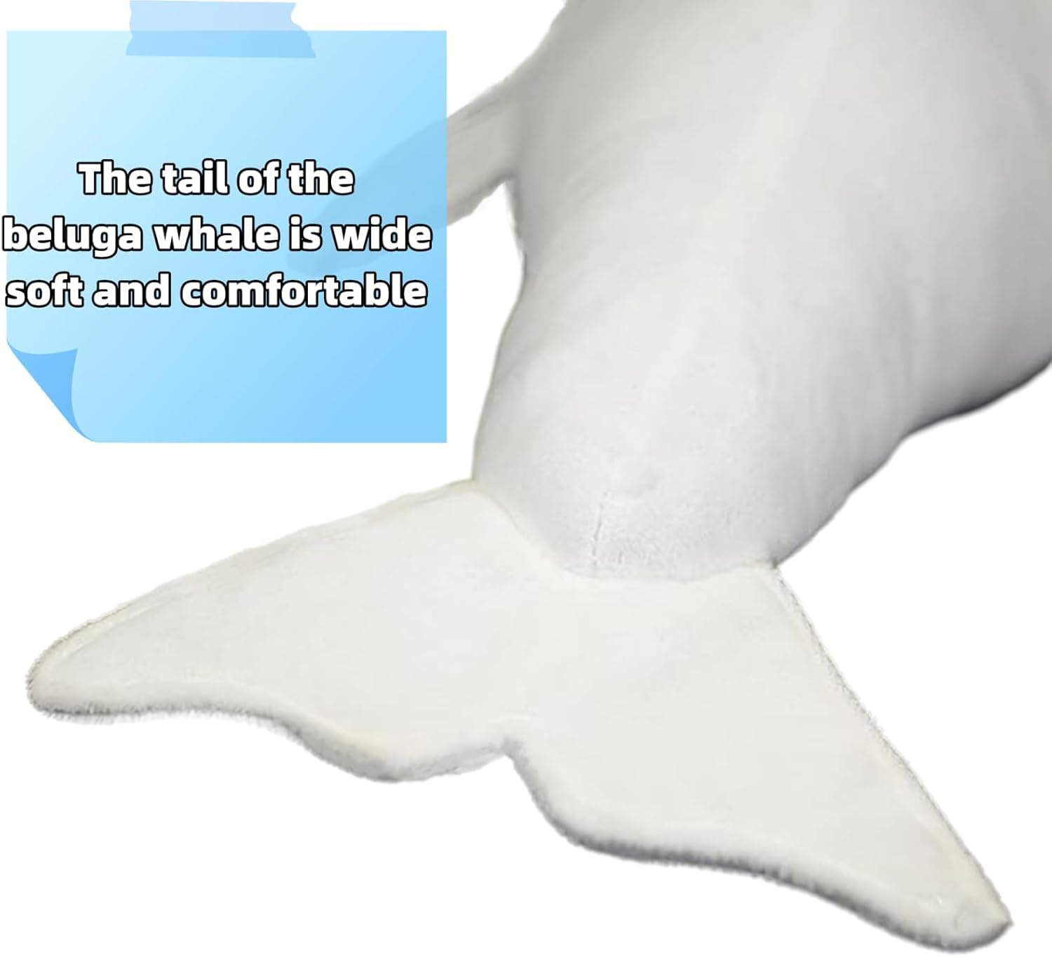 Thumbnail 6 de RLOMUTE 15.7 Inch White Whale Shark Plush Toy