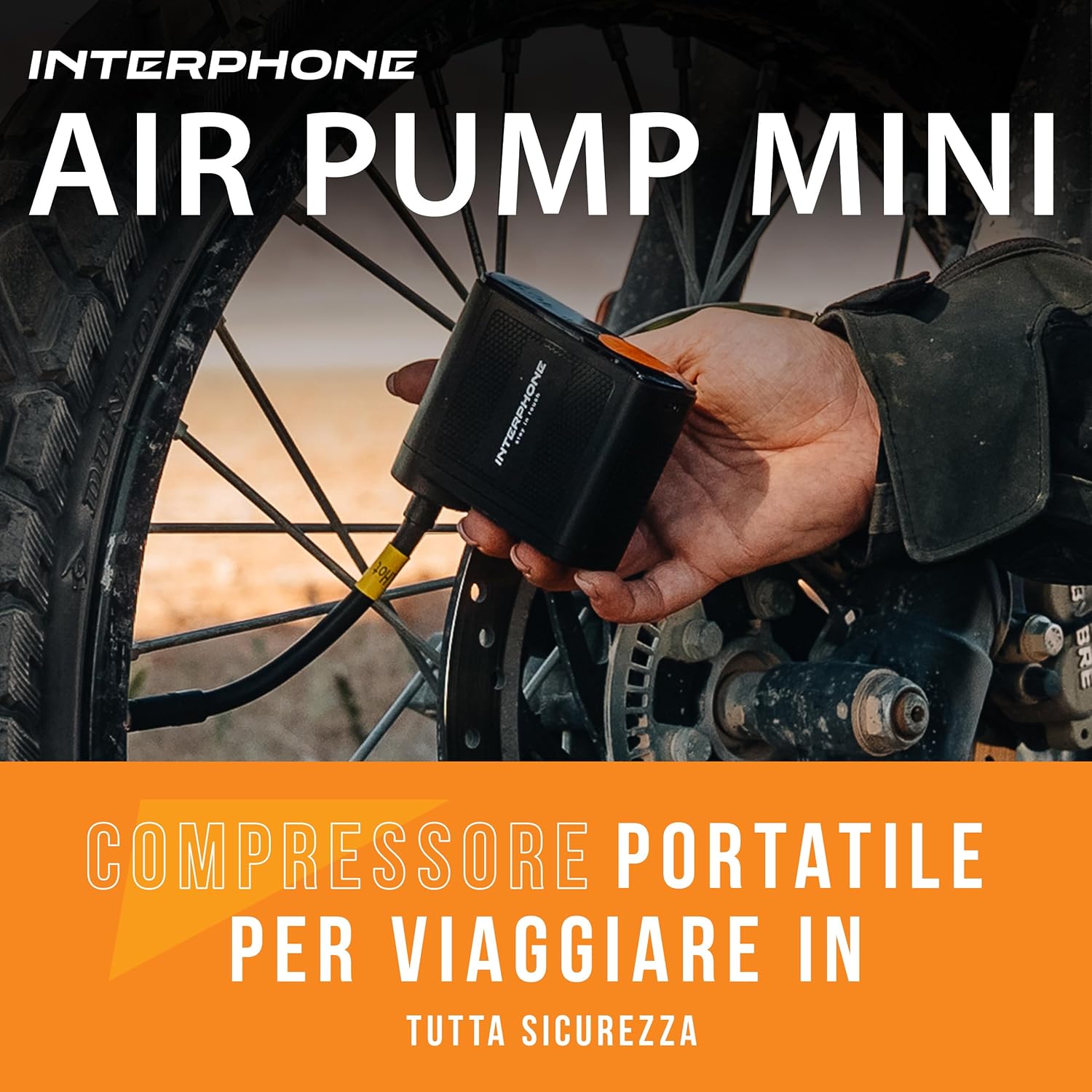 Thumbnail 1 de INTERPHONE Air Pump Mini 4 min compressore