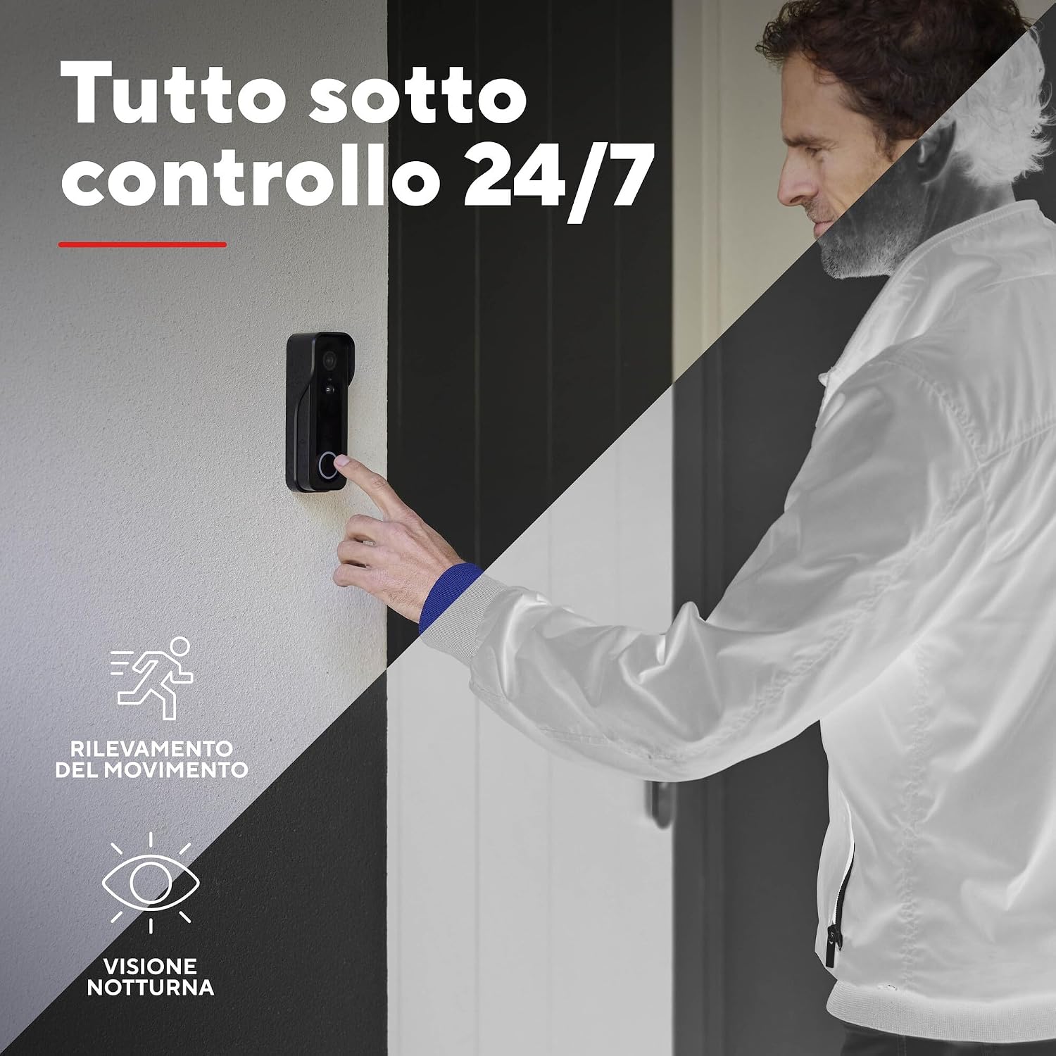 Detalle 2 de Trust Campanello Videocitofono 3MP 2K HD