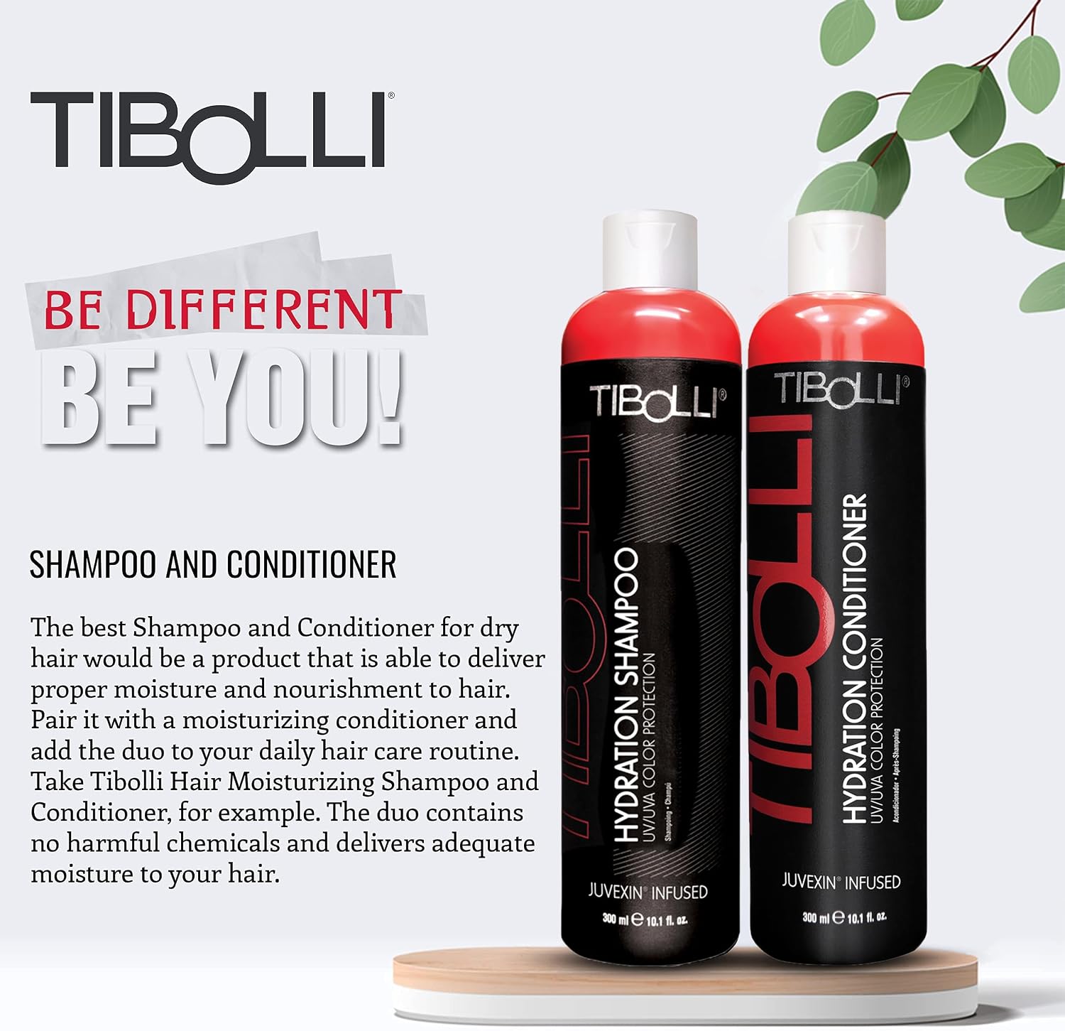 Detalle 1 de TIBOLLI Hydration Shampoo e Conditioner 600ml