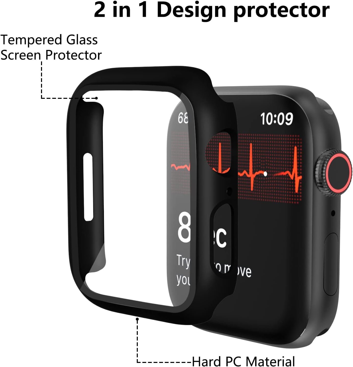 Thumbnail 1 de Haojavo 5-Pack Apple Watch case with 45mm fit