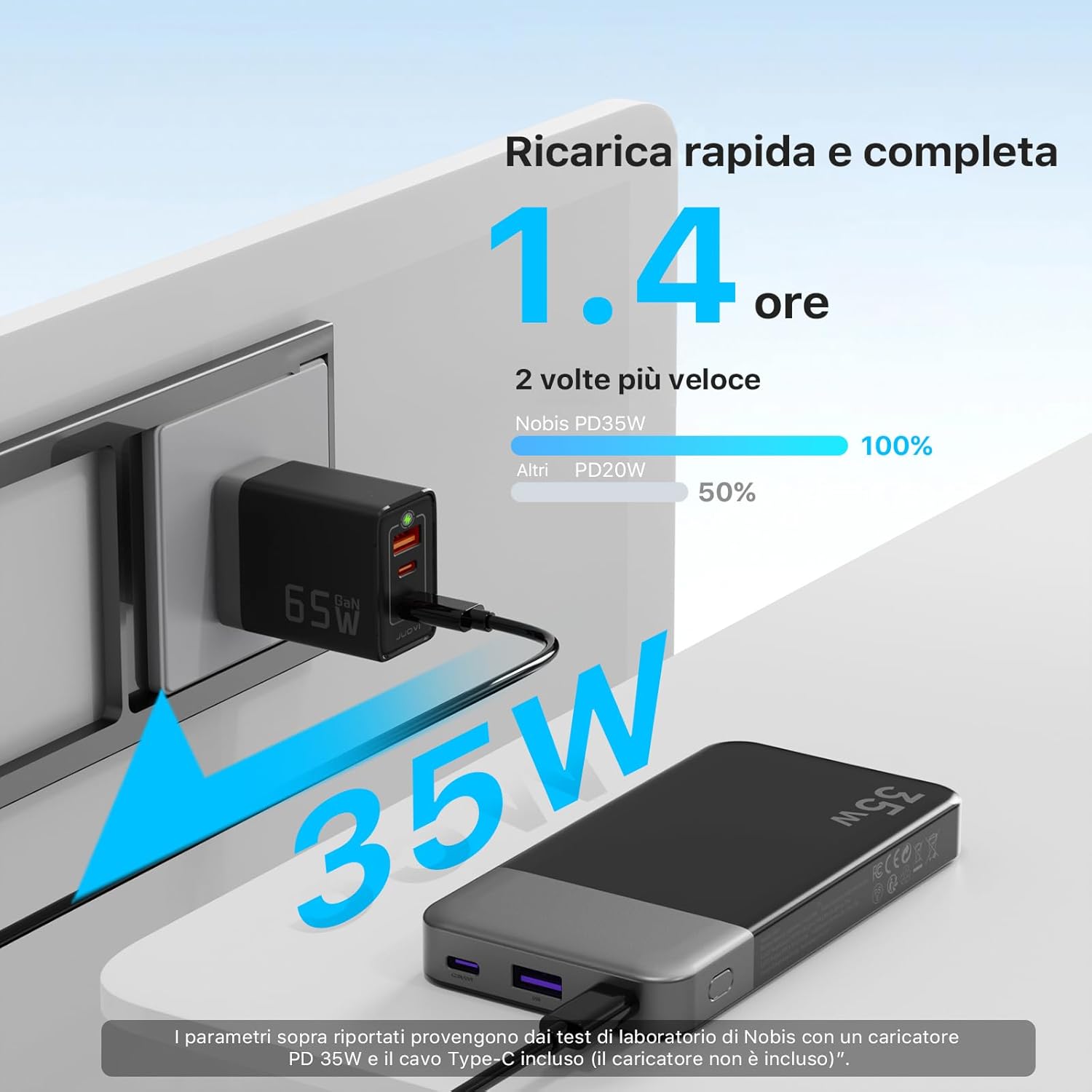 Thumbnail 2 de NOBIS Power Bank 10000mAh 35W