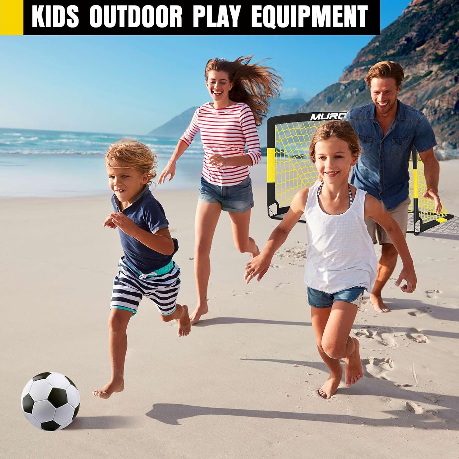 Thumbnail 6 de Soccer Goal Kids Backyard Set (2-Pack) with Training Equipment