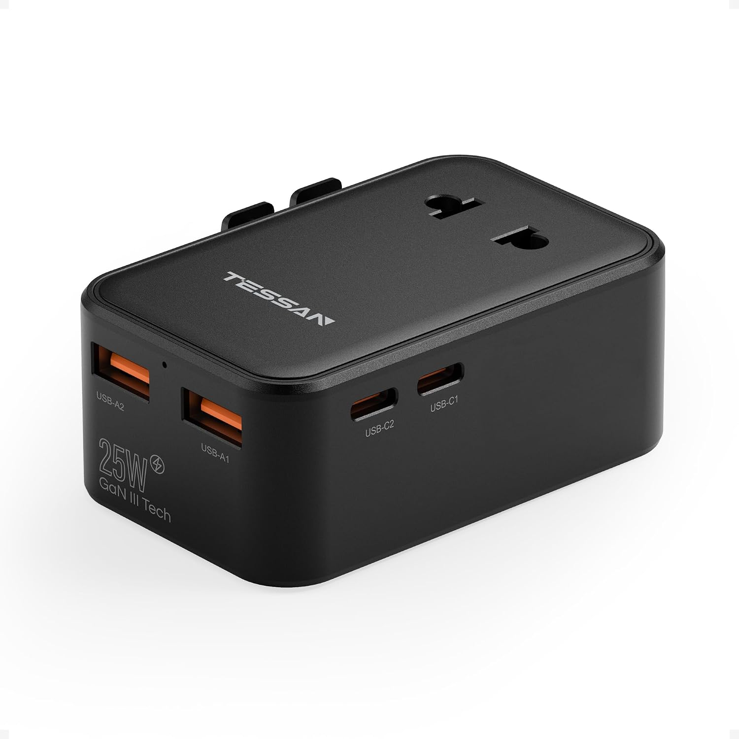 Thumbnail 6 de TESSAN 100W GaN Adattatore Universale da Viaggio: carica 5 dispositivi con una sola presa
