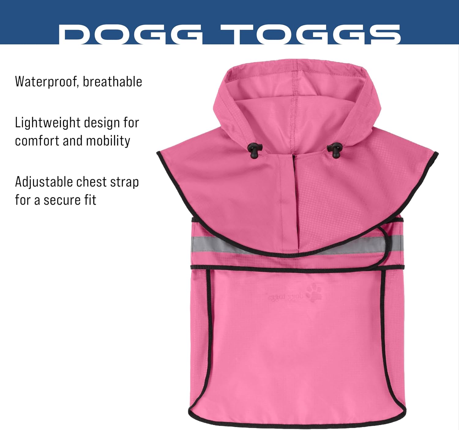 Detalle de FROGG TOGGS Dog Raincoat, Size XS