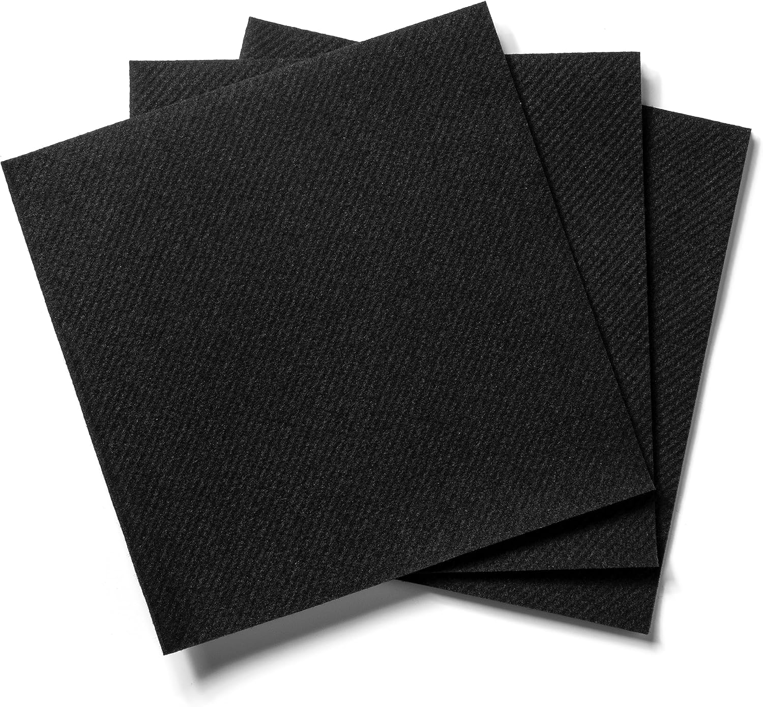 Thumbnail 6 de AH AMERICAN HOMESTEAD Black Linen-Like Cocktail Napkins (100 Count) – Premium Disposable/Reusable, 4.75in x 4.75in