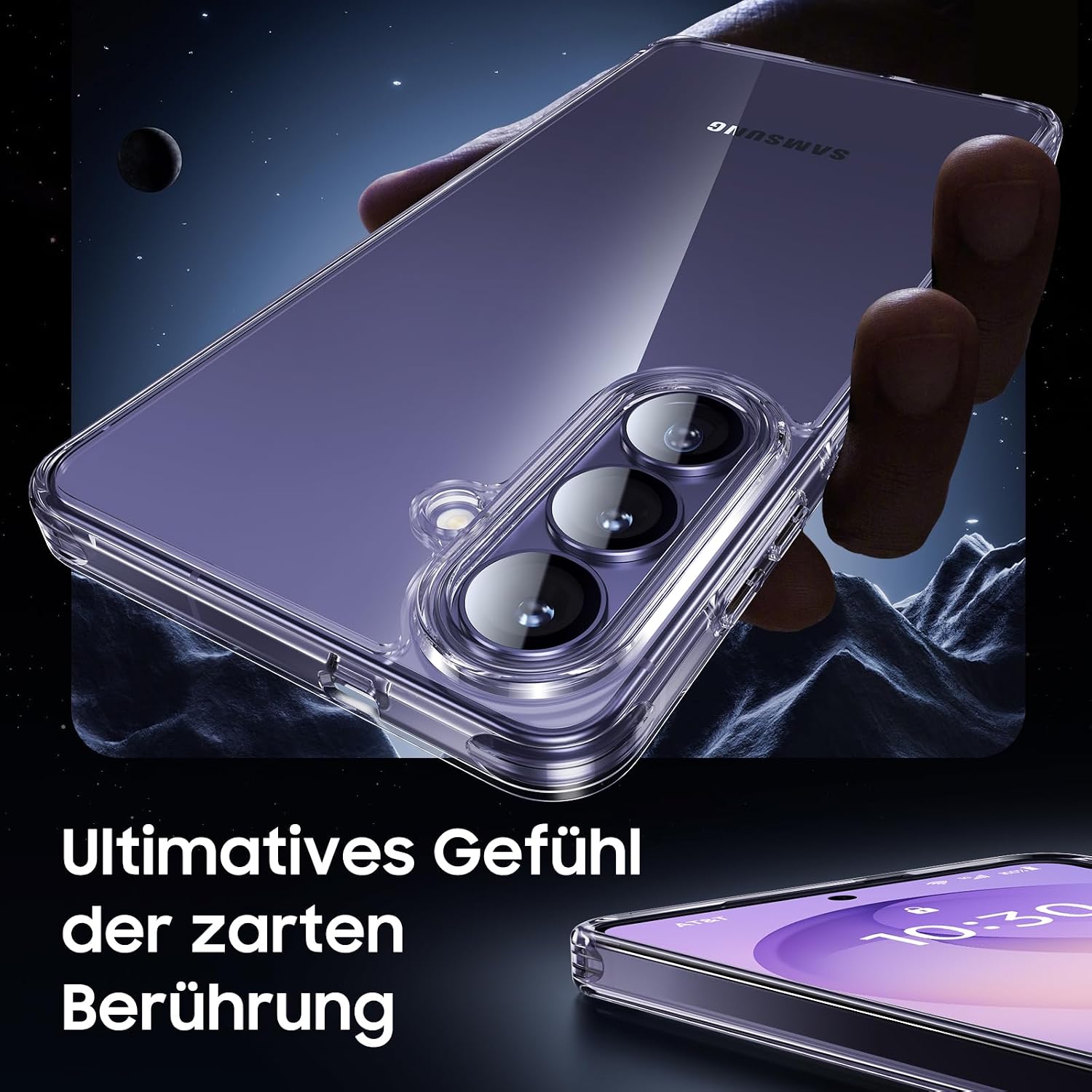 Thumbnail 6 de UniqueMe Hülle für Samsung Galaxy S26 – Case & 2 Schutzfolien, Transparent