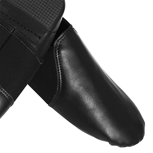 Thumbnail 4 de Slip On Jazz Dance Shoes - Pure Black Leather by Capra Falconeri
