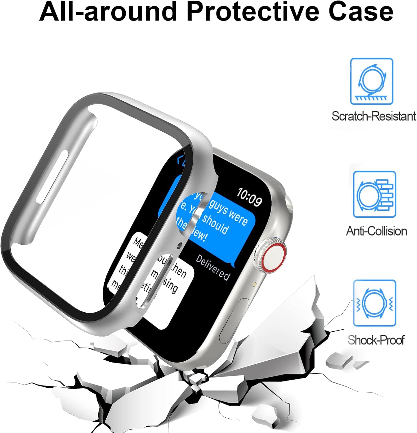Thumbnail 2 de Haojavo 5-Pack Apple Watch case with 45mm fit