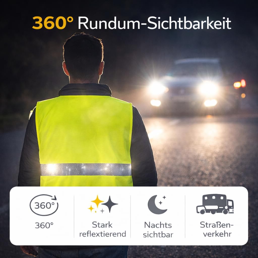 Thumbnail 6 de TK Gruppe Timo Klingler Gilet de sécurité 4x 🦺