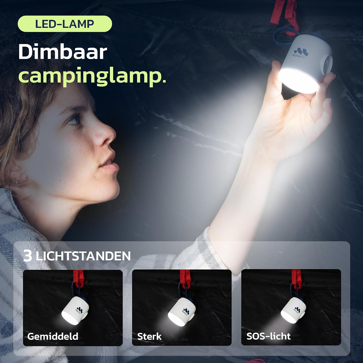 Thumbnail 4 de Woowind V05 elektrische luchtpomp, draadloos en oplaadbaar