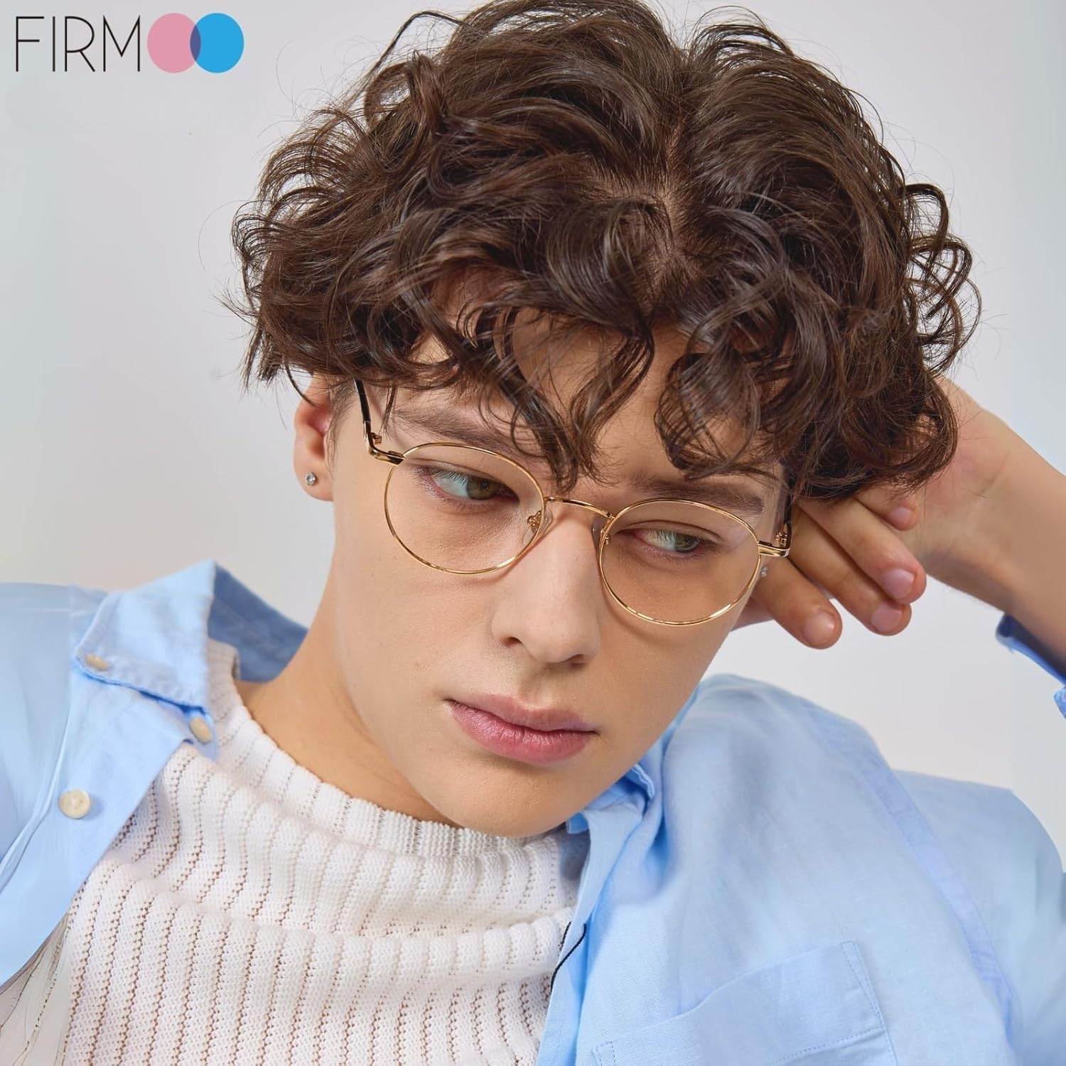 Thumbnail 2 de Firmoo Blaulichtfilter Brille (Lesebrille) mit 1,75x Vergrößerung – Anti-Glanz Computerbrille für PC, Handy & TV