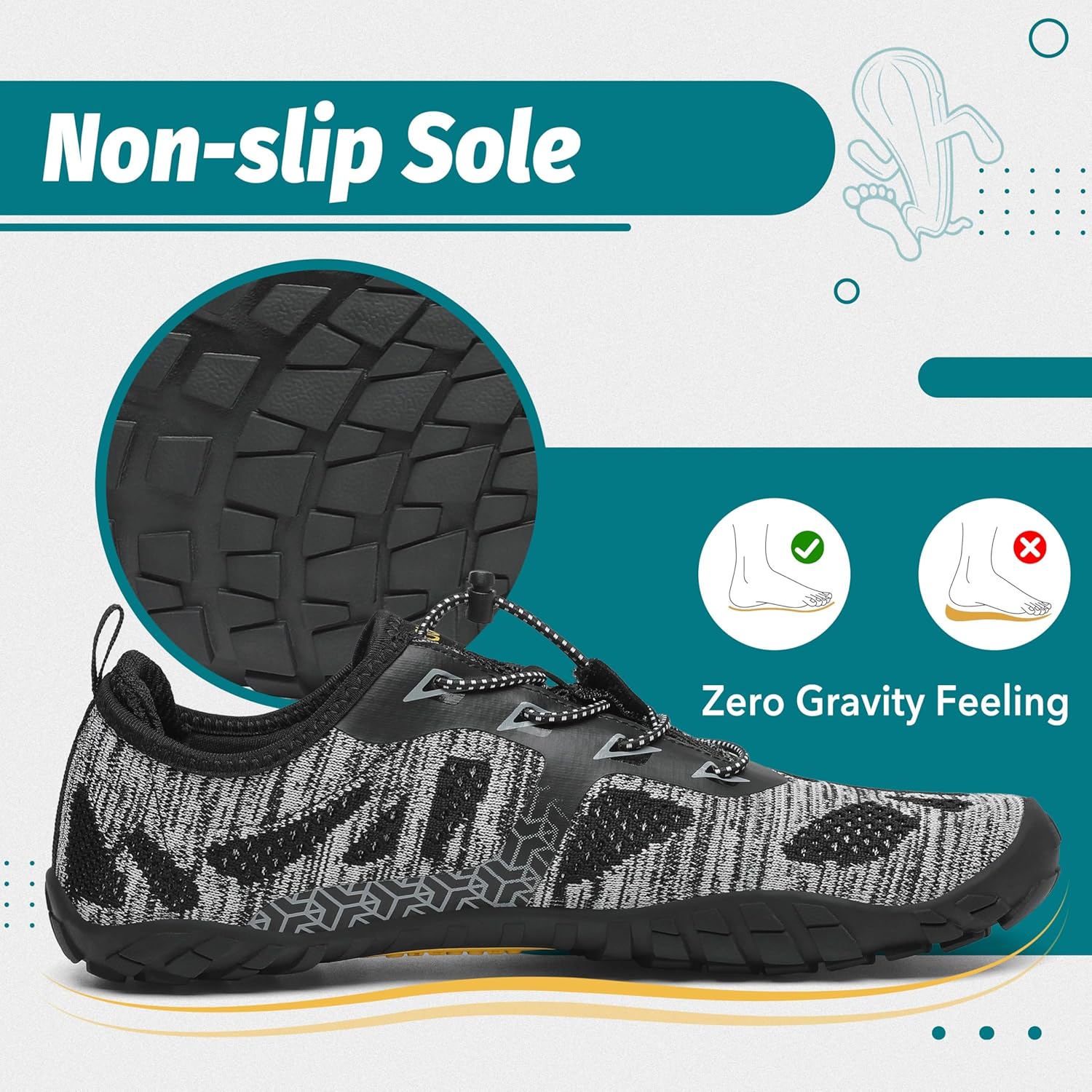 Thumbnail 5 de SAGUARO Scarpe Barefoot Unisex: Minimaliste a Piedi Nudi per Trail, Trekking e Palestra
