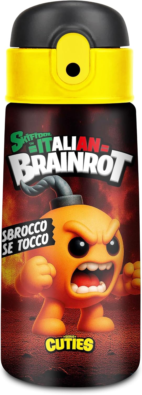 Detalle de Seven Borraccia Kid Pokemon Blu 460 ml: acciaio inox, ermetica, BPA free