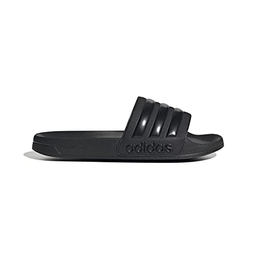Thumbnail 14 de adidas Adilette Shower Slides (Core Black) — chanclas unisex con plantilla moldeada