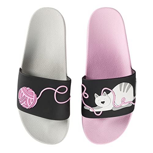 Detalle de Dedoles Badeschuhe Damen Herren Kinder – Badesandalen mit lustigen Designs