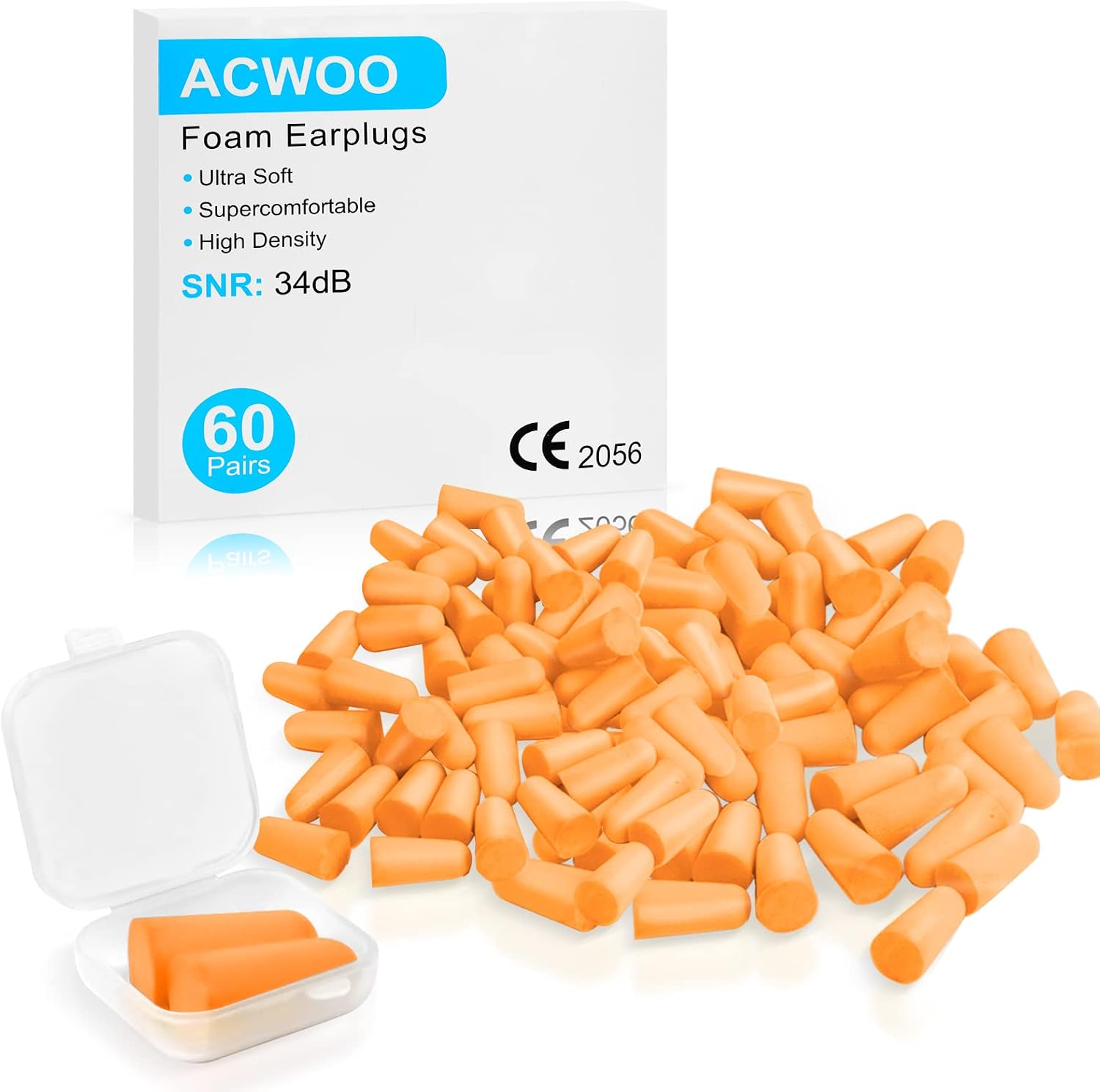 ACWOO Tappi Orecchie Dormire 60 paia