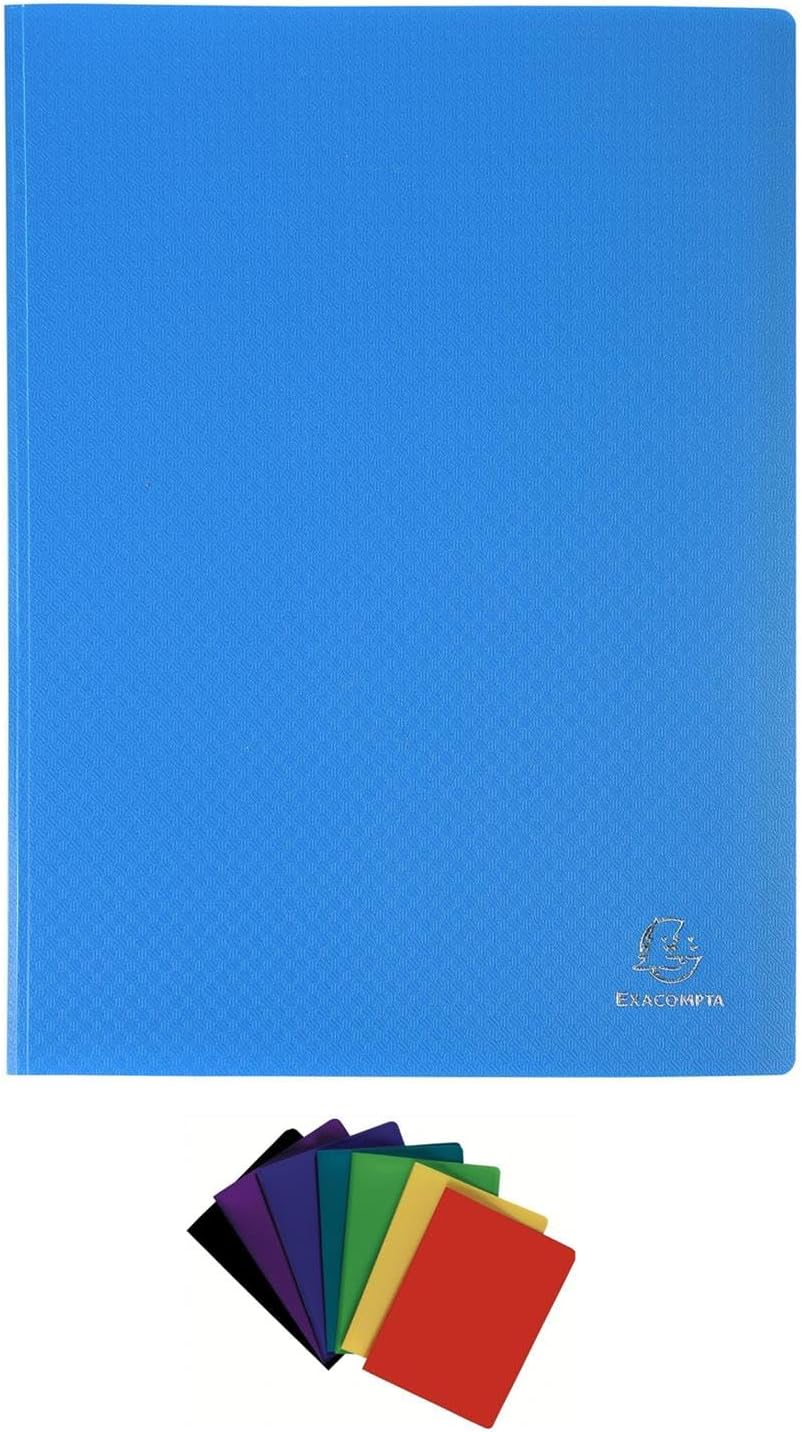 Detalle de Exacompta 8540E – Protège-documents OPAK 40 poches, 80 vues, A4 (24 x 32 cm) – 12 unités