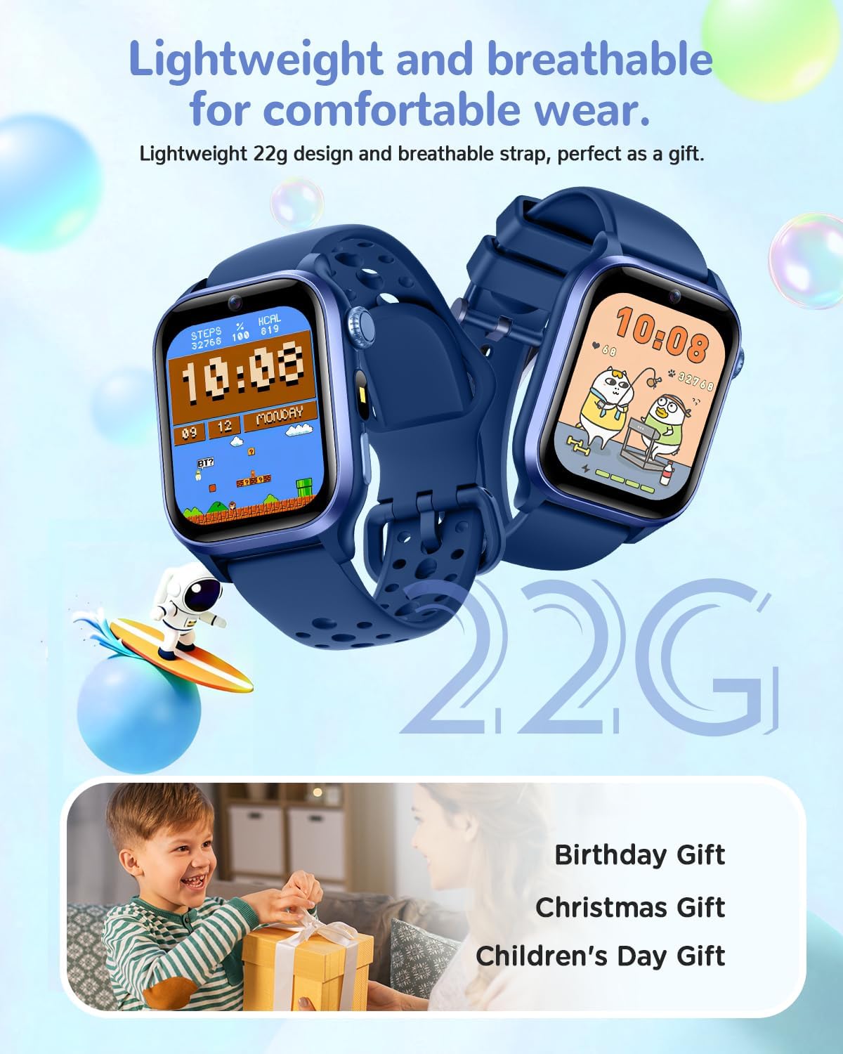 Thumbnail 6 de RUXINGX Kids Smartwatch 1.52-Inch Display