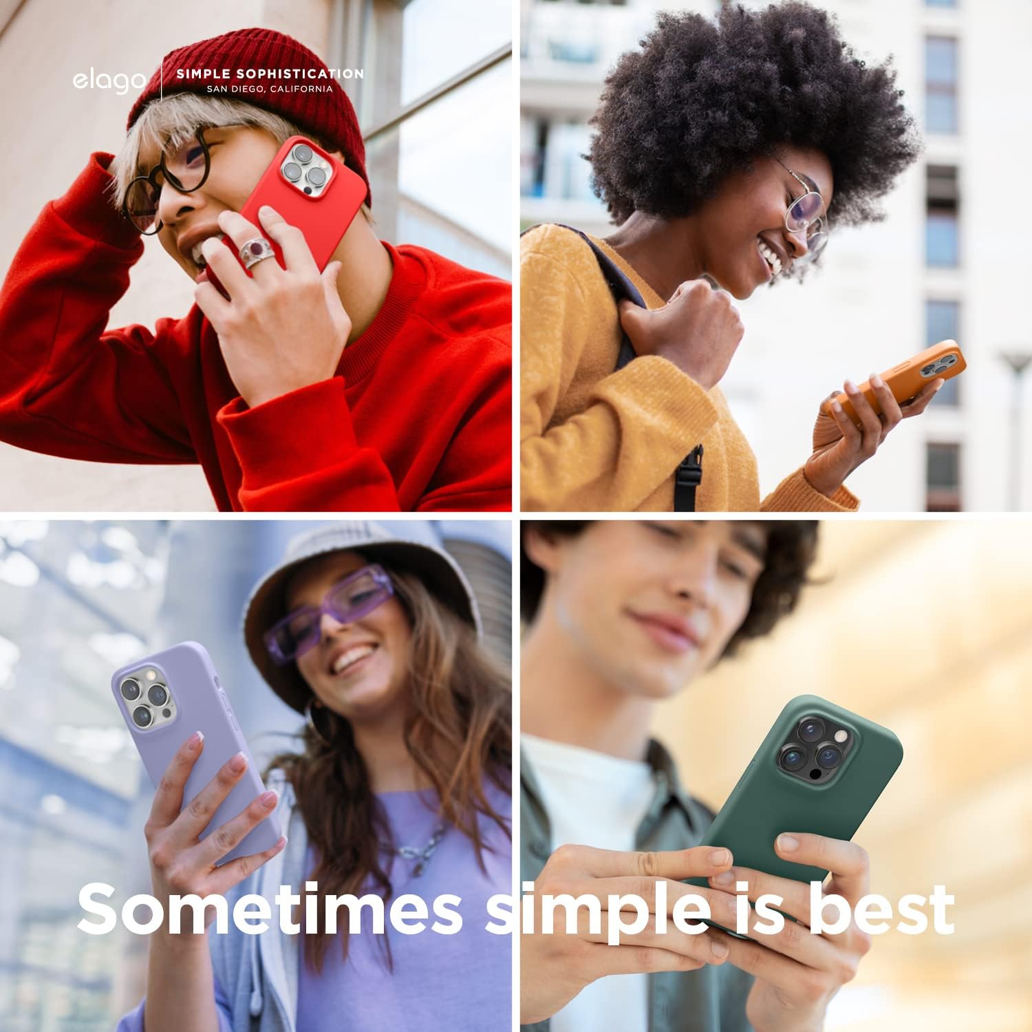 Thumbnail 2 de elago Liquid Silicone Case for iPhone 14 Pro Max (6.7") – 4-layer shockproof silicone cover, stone