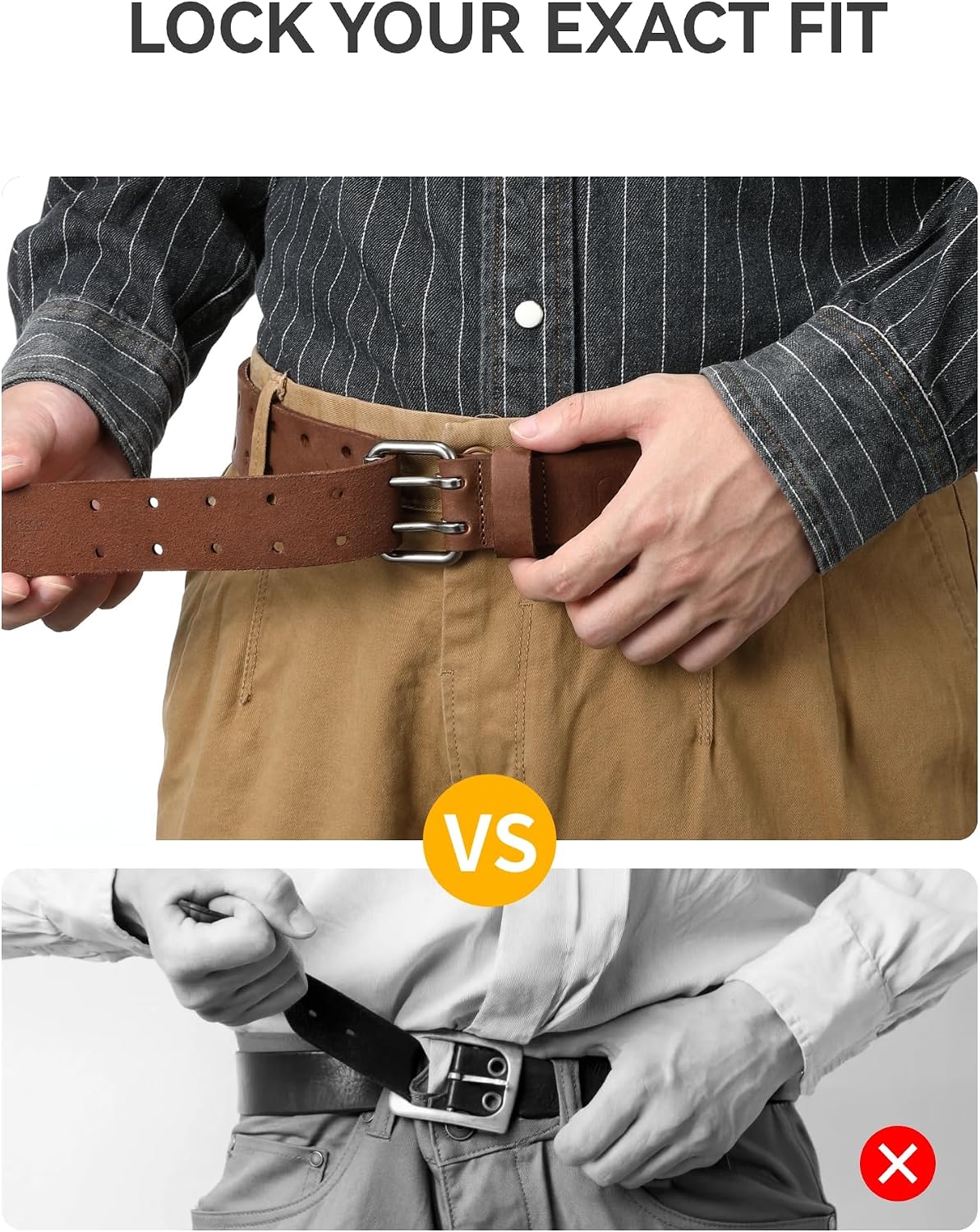 Thumbnail 2 de CHAOREN Work Belt, Full-Grain Leather