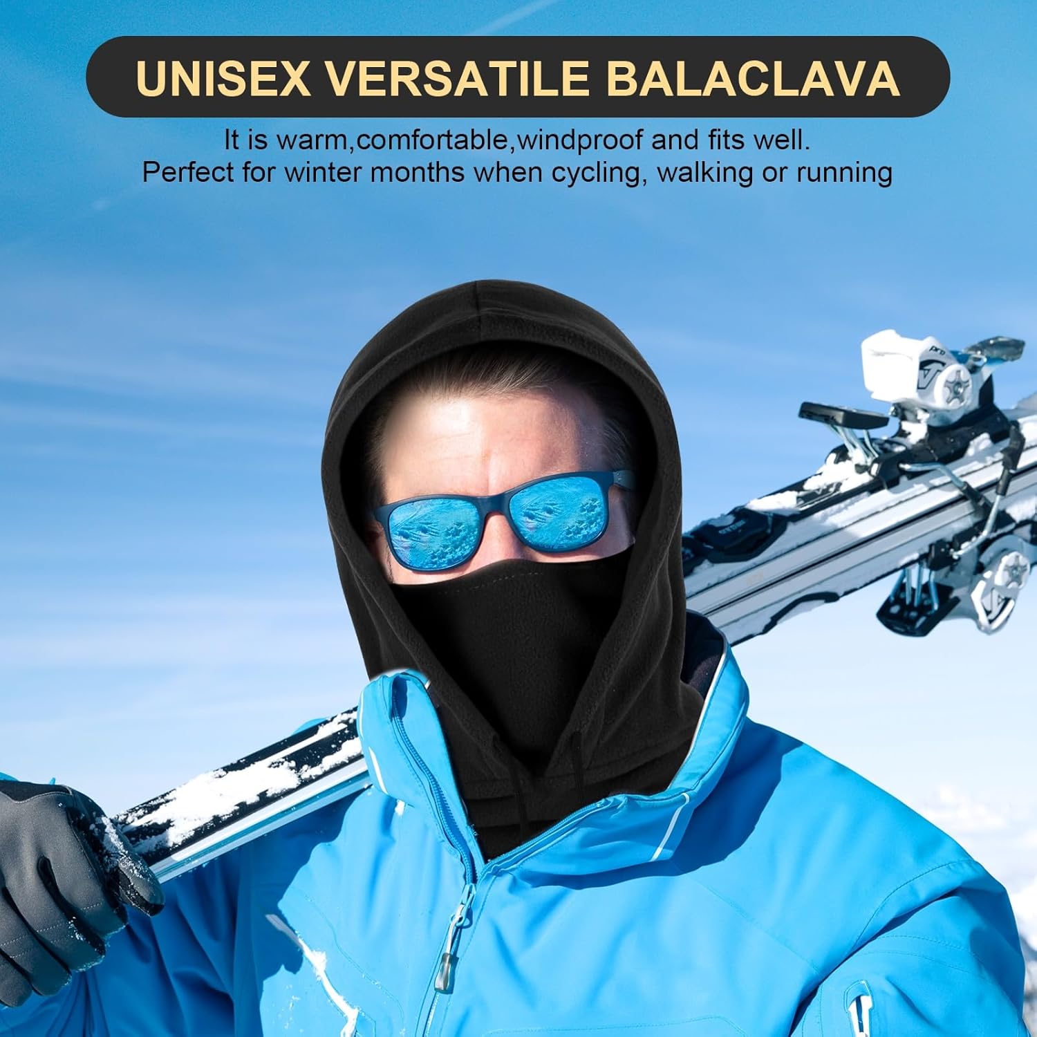 Thumbnail 5 de FEIKELUN ski mask snood thermal balaclava