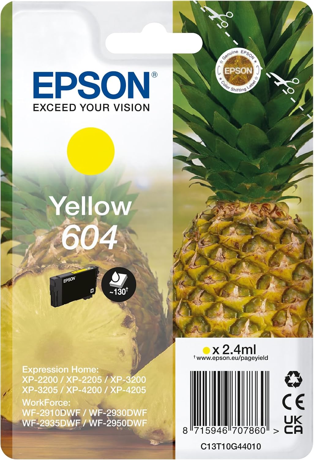 Detalle 2 de Epson 604 Pineapple 4 couleurs Cartouches