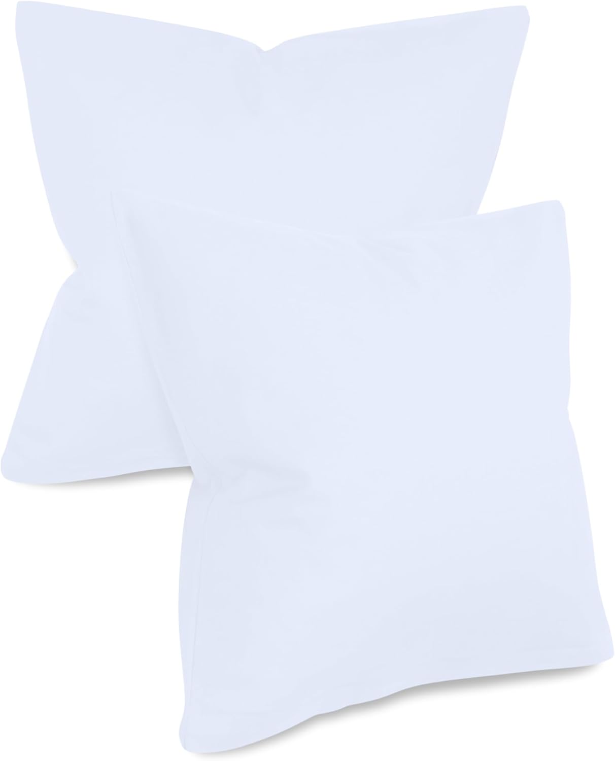 Housse Coussin 40x40 Unie – Lot de 2 Blanc – npluseins