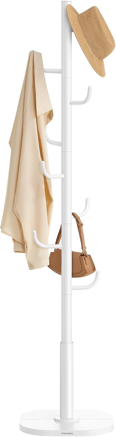 Detalle de SONGMICS Perchero cactus 175,3 cm blanco