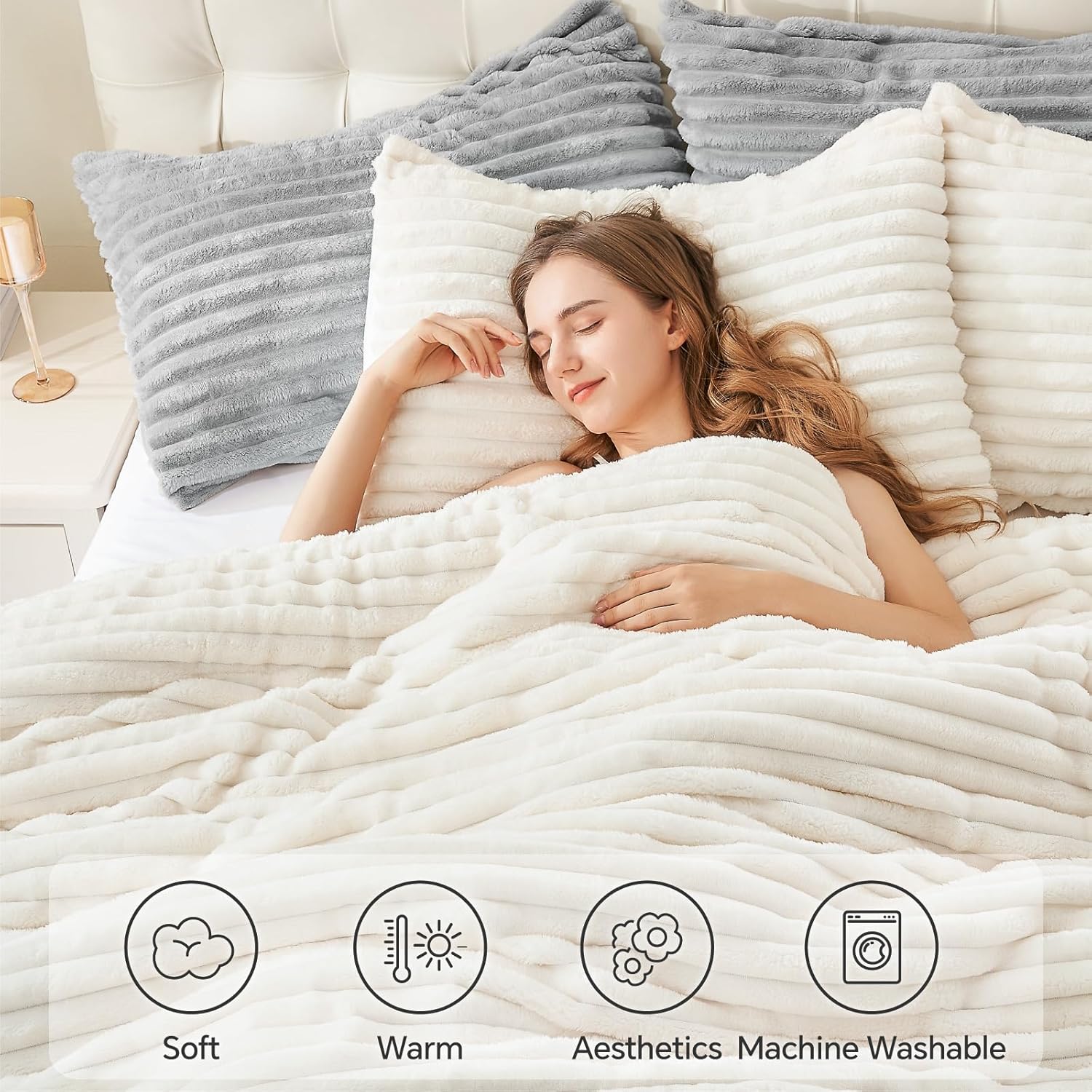 Thumbnail 4 de BEDELITE Fleece Queen Comforter 88x88