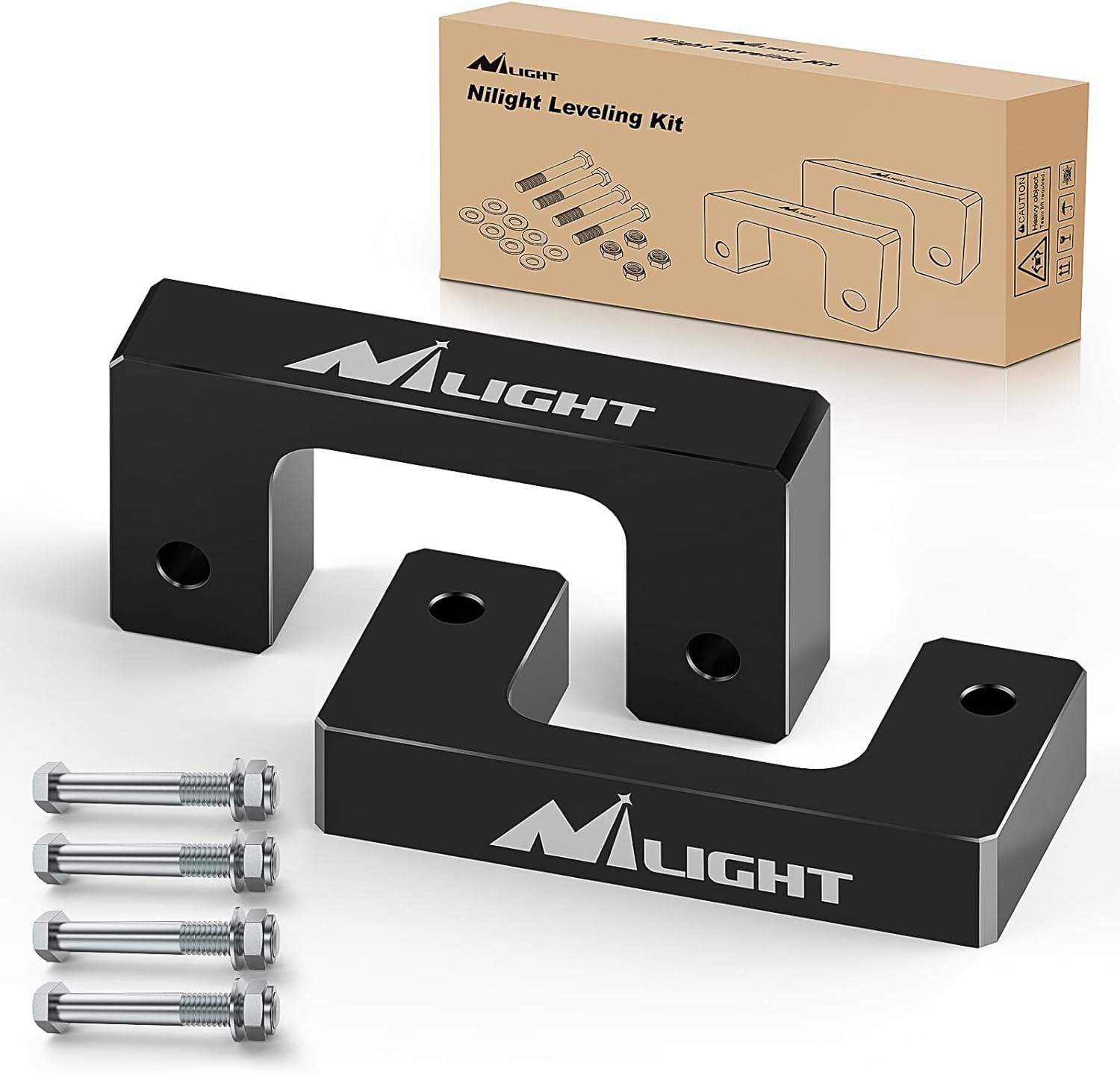 Nilight 2-Inch Front Leveling Lift Kit for 2004–2023 Ford F-150 (2WD/4WD)