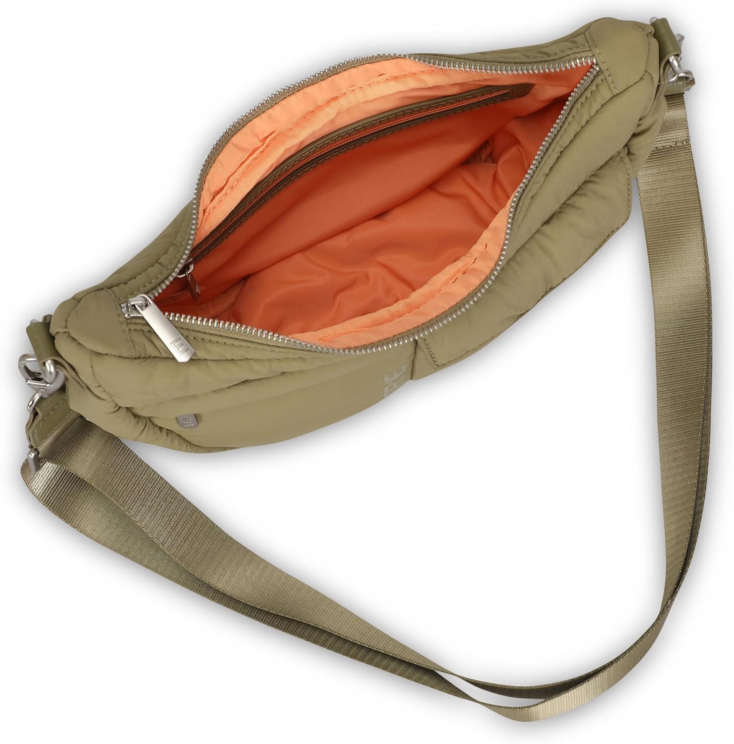Thumbnail 5 de Expatrié Vivy – sac bandoulière femme demi-lune Crescent (crossbody) en nylon imperméable