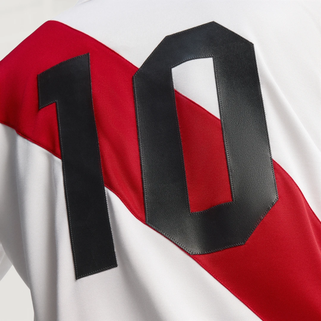 Detalle de Adidas Camiseta Peru 1978 – blanco