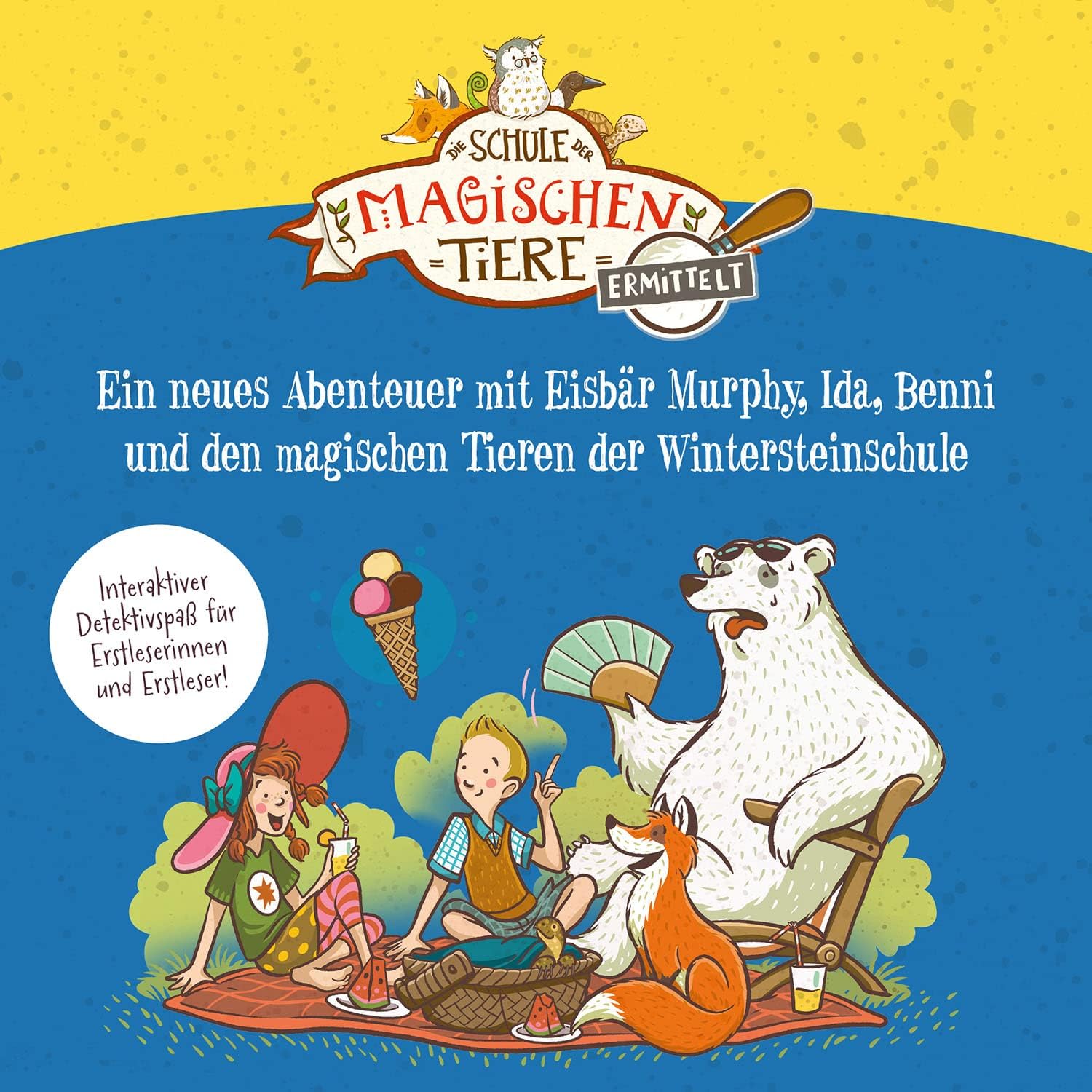 Detalle de Kosmos 682569 Story Puzzle Die Schule der magischen Tiere – EIN eiskaltes Übel, 100 Teile