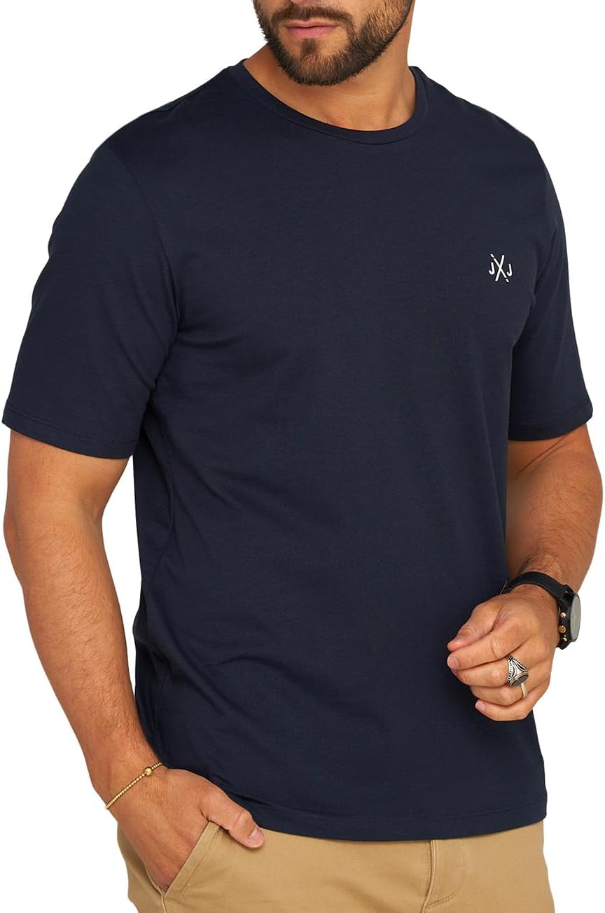 Thumbnail 6 de Jack & Jones Herren T-Shirt Infinity O-Neck Shirt – Kurzarm, Weiß, Logo-Print
