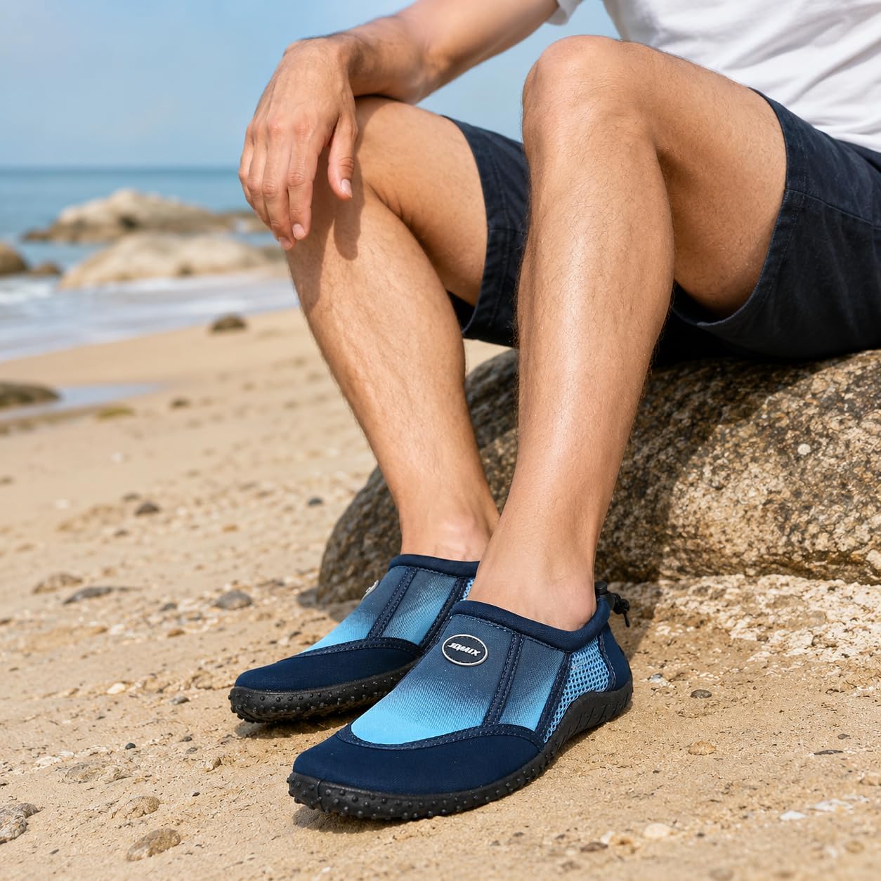 Detalle de JOMIX waterschoenen voor heren met ademend mesh en antislipzool
