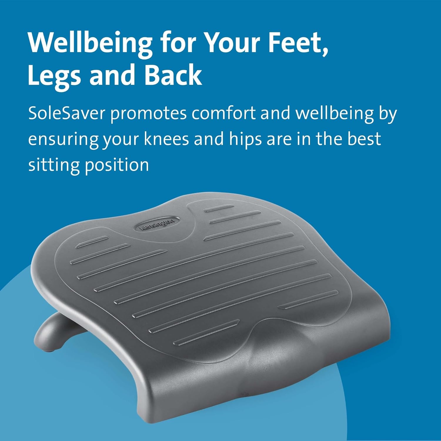 Thumbnail 1 de Kensington SoleSaver under-desk foot rest (56152) with adjustable ergonomic tilt