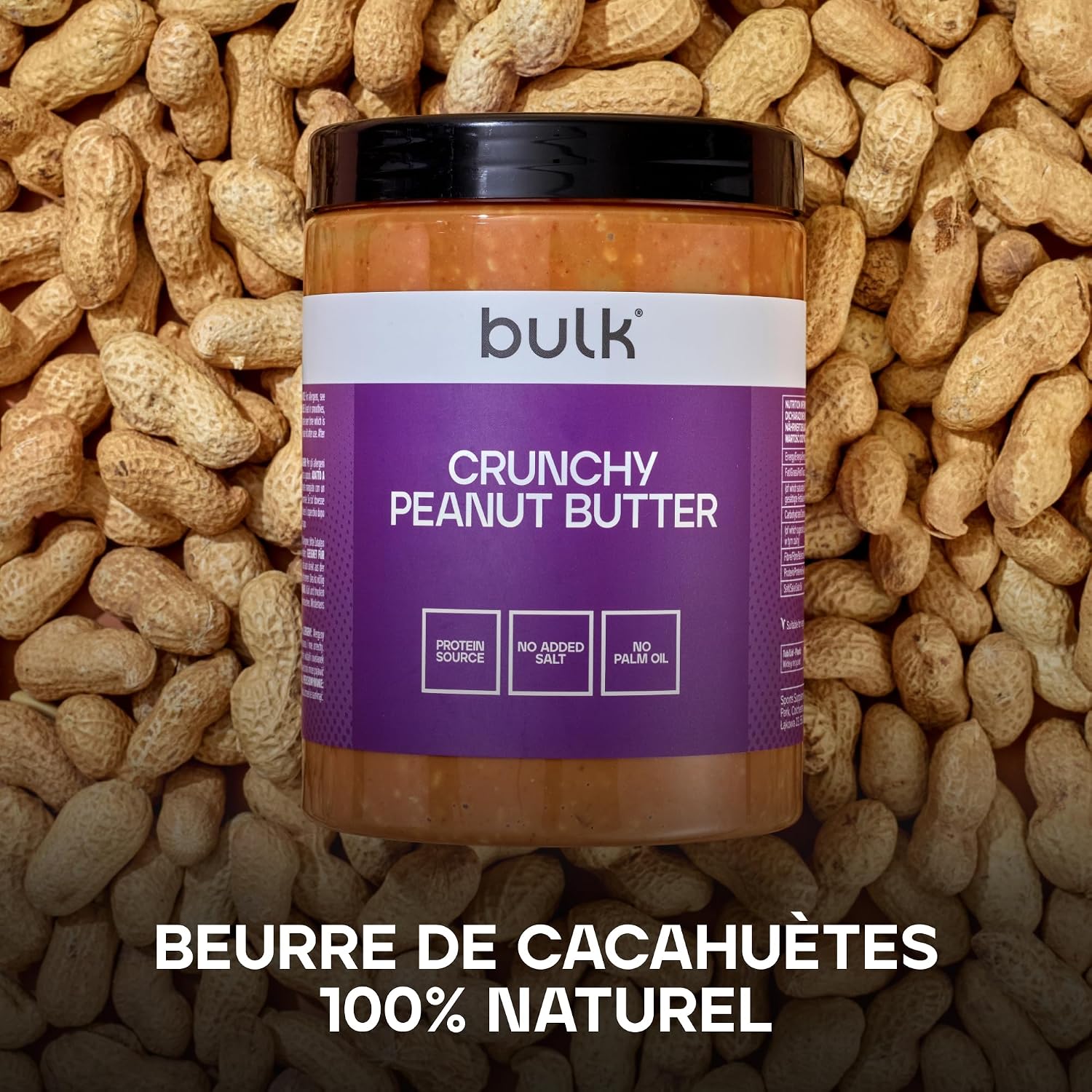 Thumbnail 2 de Bulk Beurre de Cacahuète croustillant 1 kg 🥜