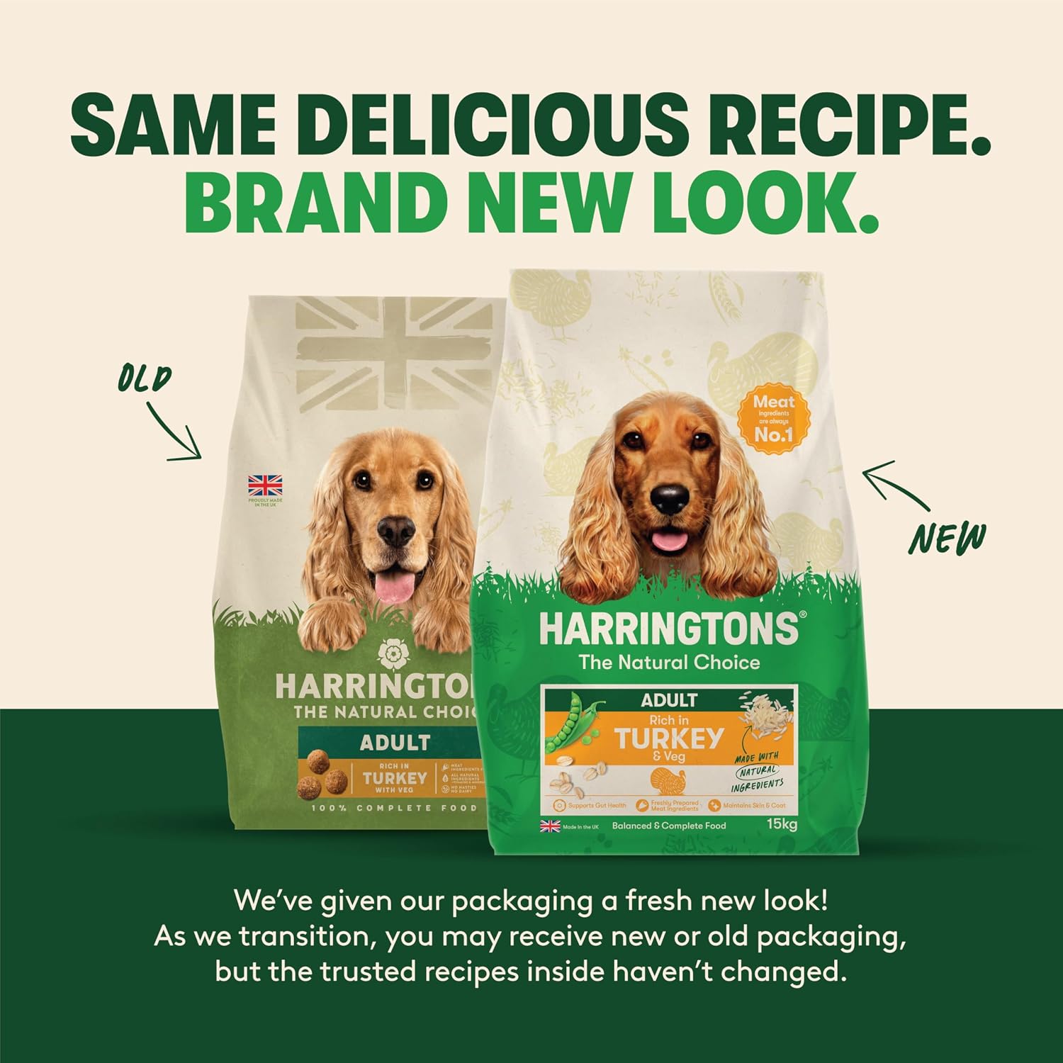 Thumbnail 5 de HARRINGTONS Complete Dry Adult Dog Food Turkey & Veg 18kg