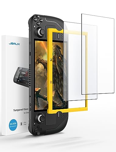Detalle de JSAUX Steam Deck OLED matte screen protector 2-pack