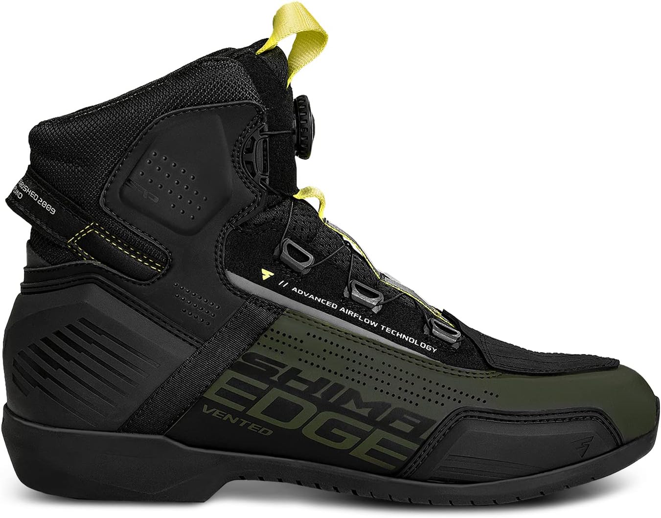 Detalle 2 de SHIMA EDGE VENTED Botas moto Khaki 45