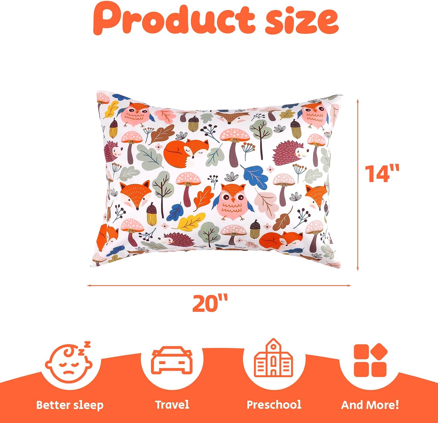 Detalle 2 de Toddler Pillowcases 100% Cotton