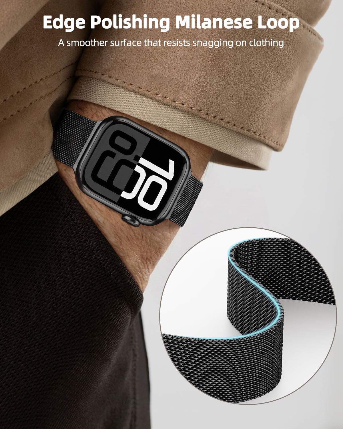 Detalle 2 de Higgs Strap Dual Magnetic Mesh Band 42mm