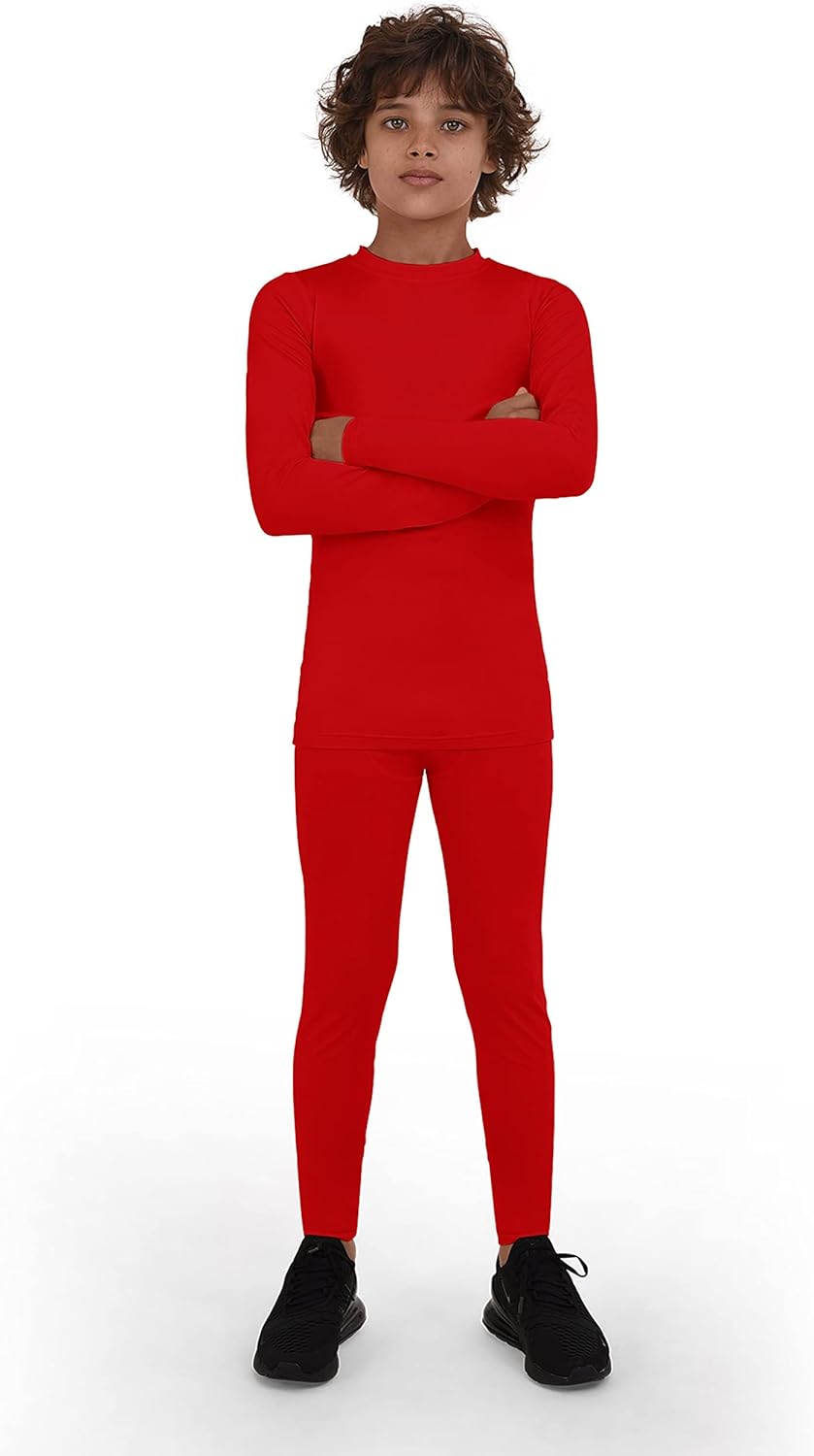 Thumbnail 4 de PowerLayer Skins for Boys – Kids Base Layer Thermal Long Sleeve Top & Tights Set