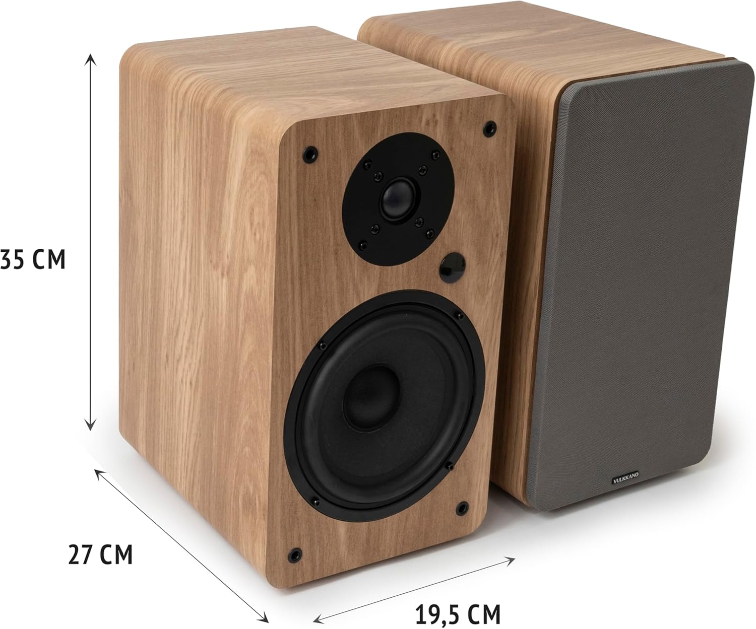 Thumbnail 2 de VULKKANO A6 Arc enceintes amplifiées avec woofer 6,5" et Bluetooth 5.0 (HDMI ARC, optique, RCA)